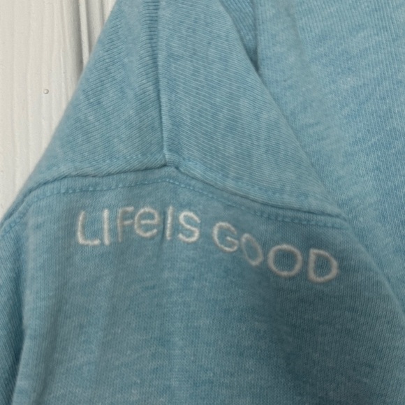 Life is Good simply true quarter zip beach blue - Picture 11 of 12